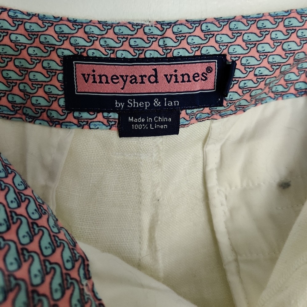 Vineyard Vines 100% linen shorts